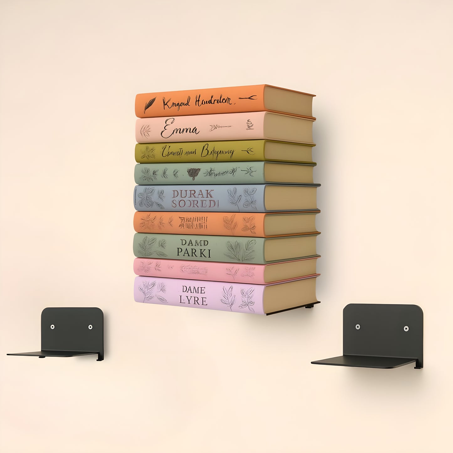 INVISIBLE FLOATING BOOK SHELF - MODERN WALL