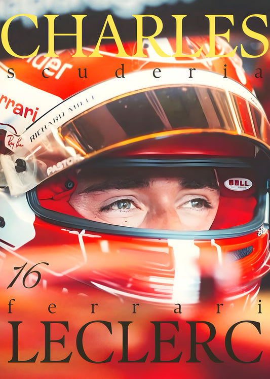 CHARLES SCUDERIA | VISION F1 #010 | FORMULA 1 POSTERS