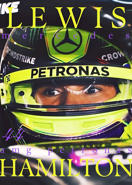 LEWIS HAMILTON | VISION F1 #014 | FORMULA 1 POSTERS
