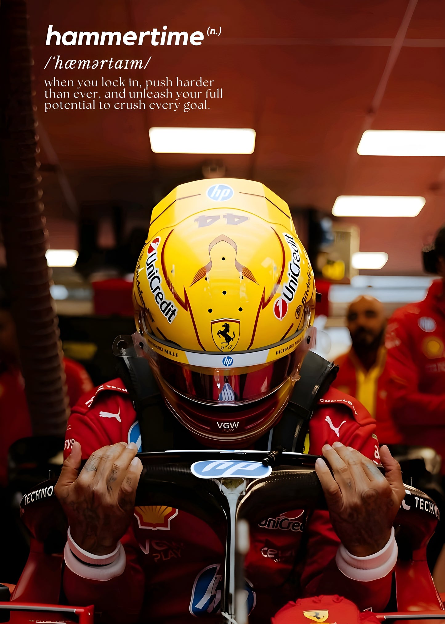 HAMMER TIME | VISION F1 #017 | FORMULA 1 POSTERS