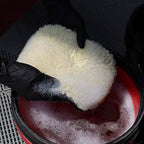 Car Washing Hand Glove with Soft Microfiber Cleaning Pad