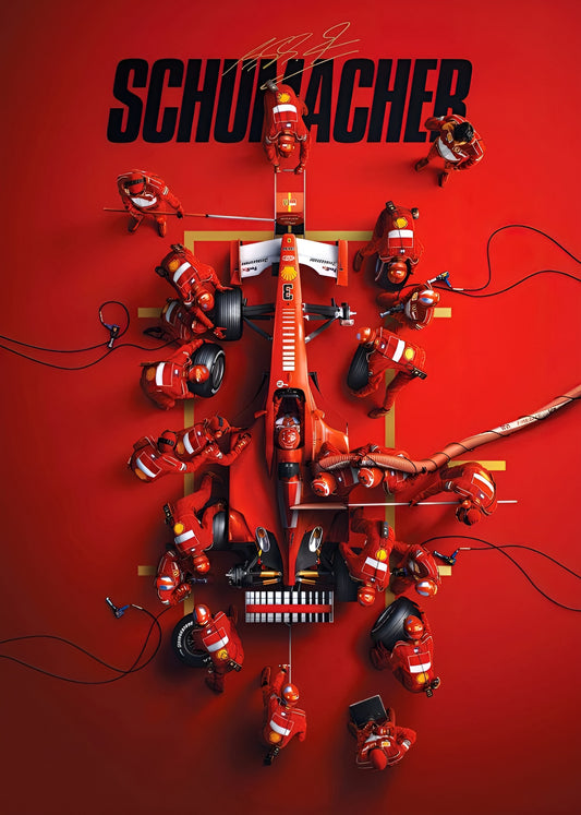 SCHUMANCHER | VISION F1 #019 | FORMULA 1 POSTERS