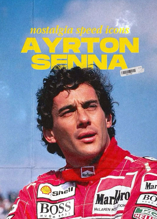 AYRTON SENNA | VISION F1 #021 | FORMULA 1 POSTERS