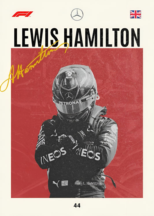 LEWIS HAMILTON | VISION F1 #022 | FORMULA 1 POSTERS