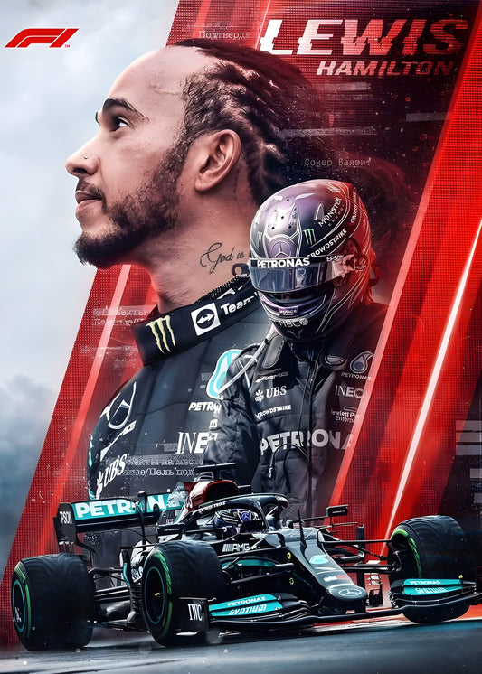 LEWIS HAMILTON | VISION F1 #023 | FORMULA 1 POSTERS