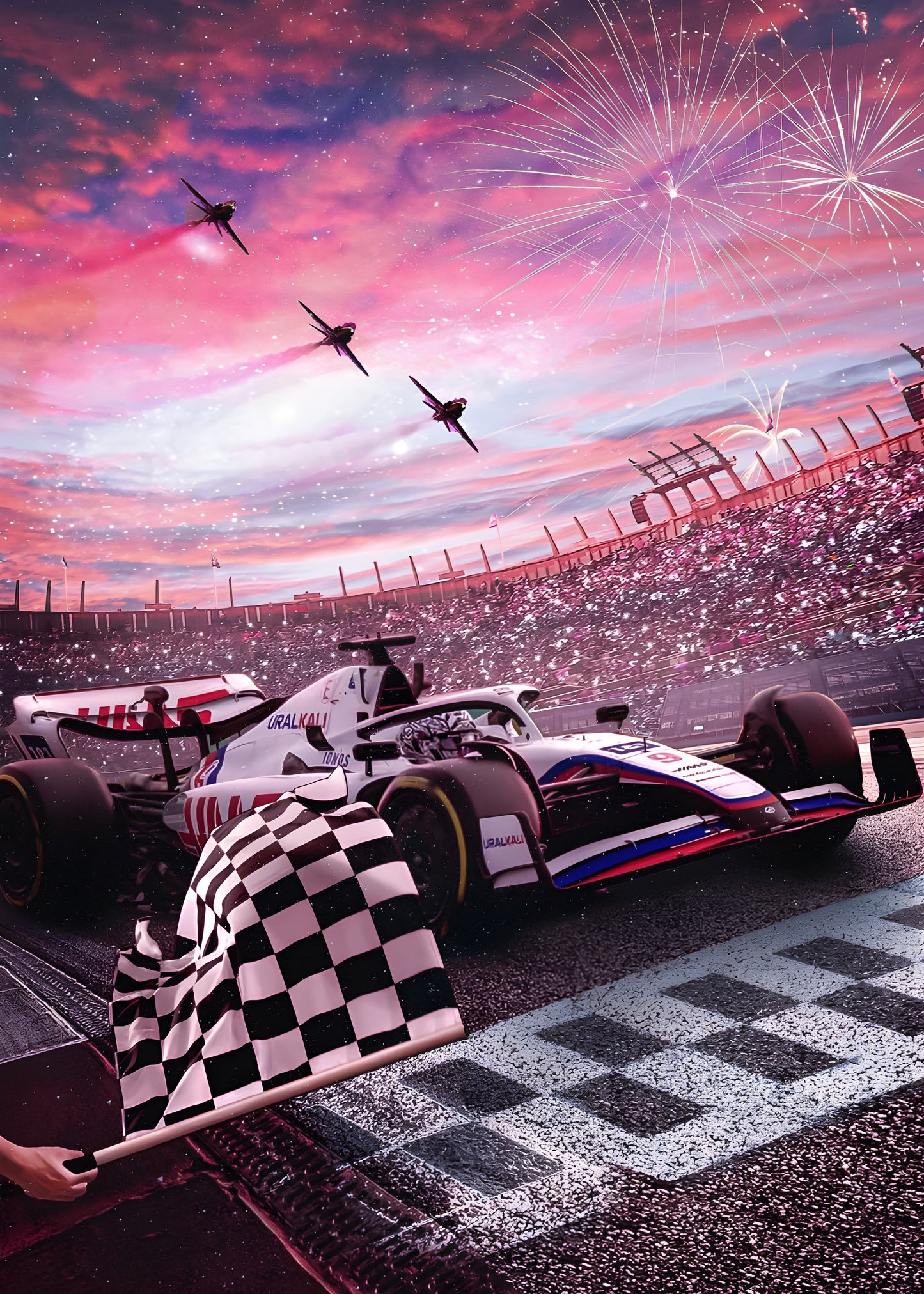 F1 FLAG | VISION F1 #025 | FORMULA 1 POSTERS