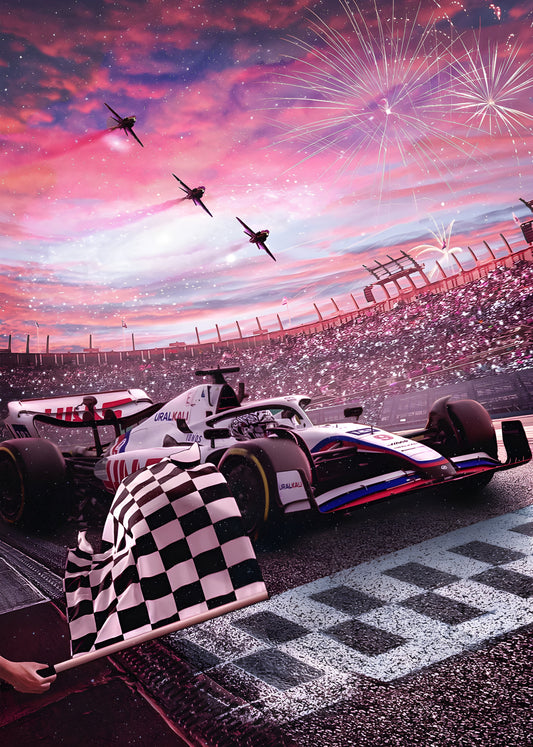 F1 FLAG | VISION F1 #025 | FORMULA 1 POSTERS