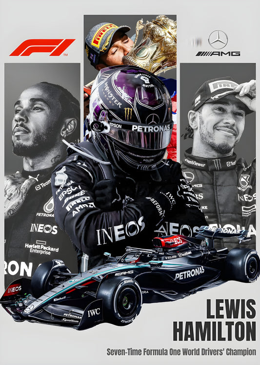 LEWIS HAMILTON | VISION F1 #026 | FORMULA 1 POSTERS