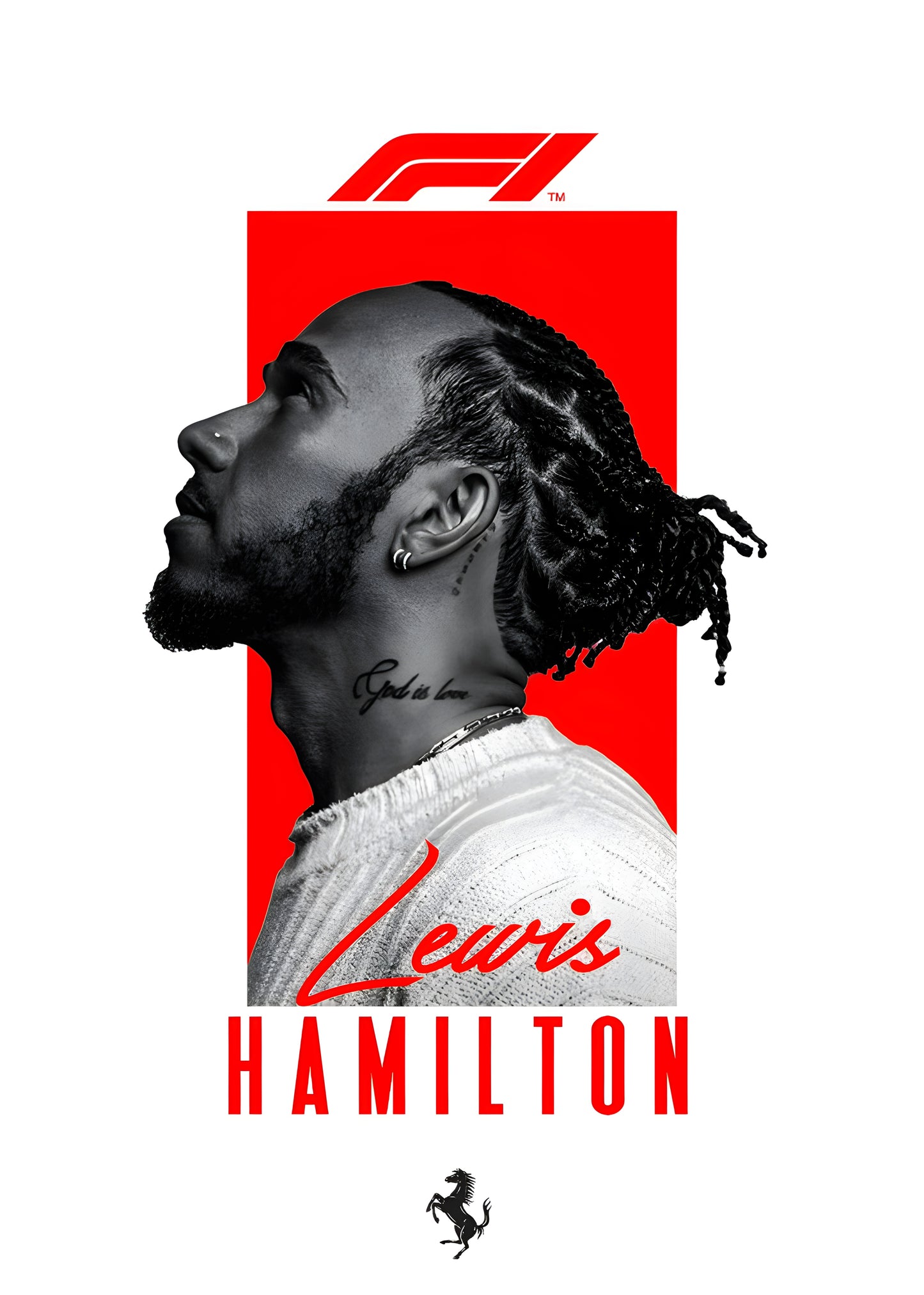 LEWIS HAMILTON | VISION F1 #031 | FORMULA 1 POSTERS