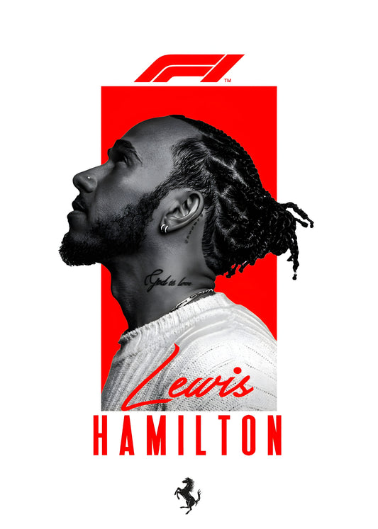 LEWIS HAMILTON | VISION F1 #031 | FORMULA 1 POSTERS