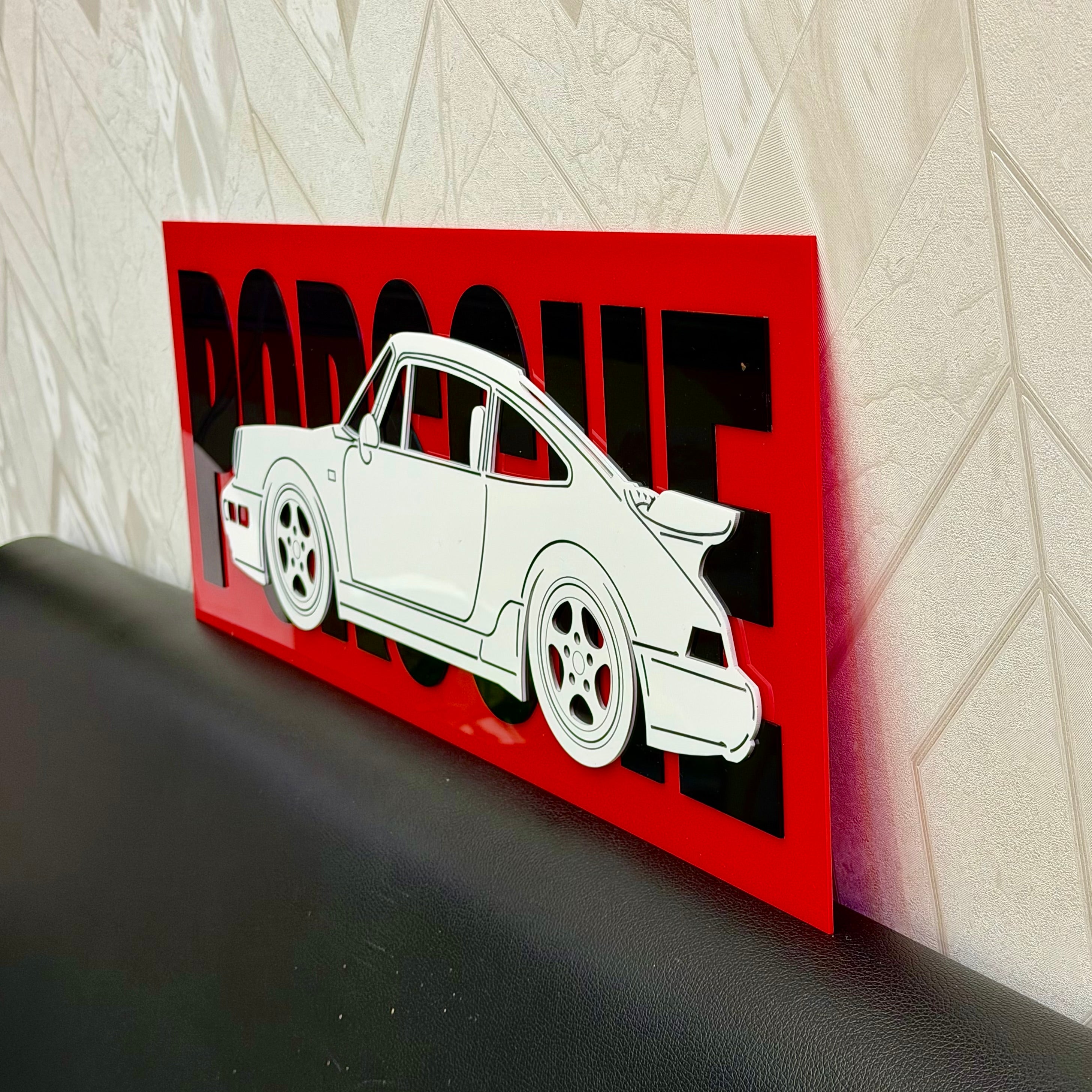 3D CAR POSTER PORSCHE
