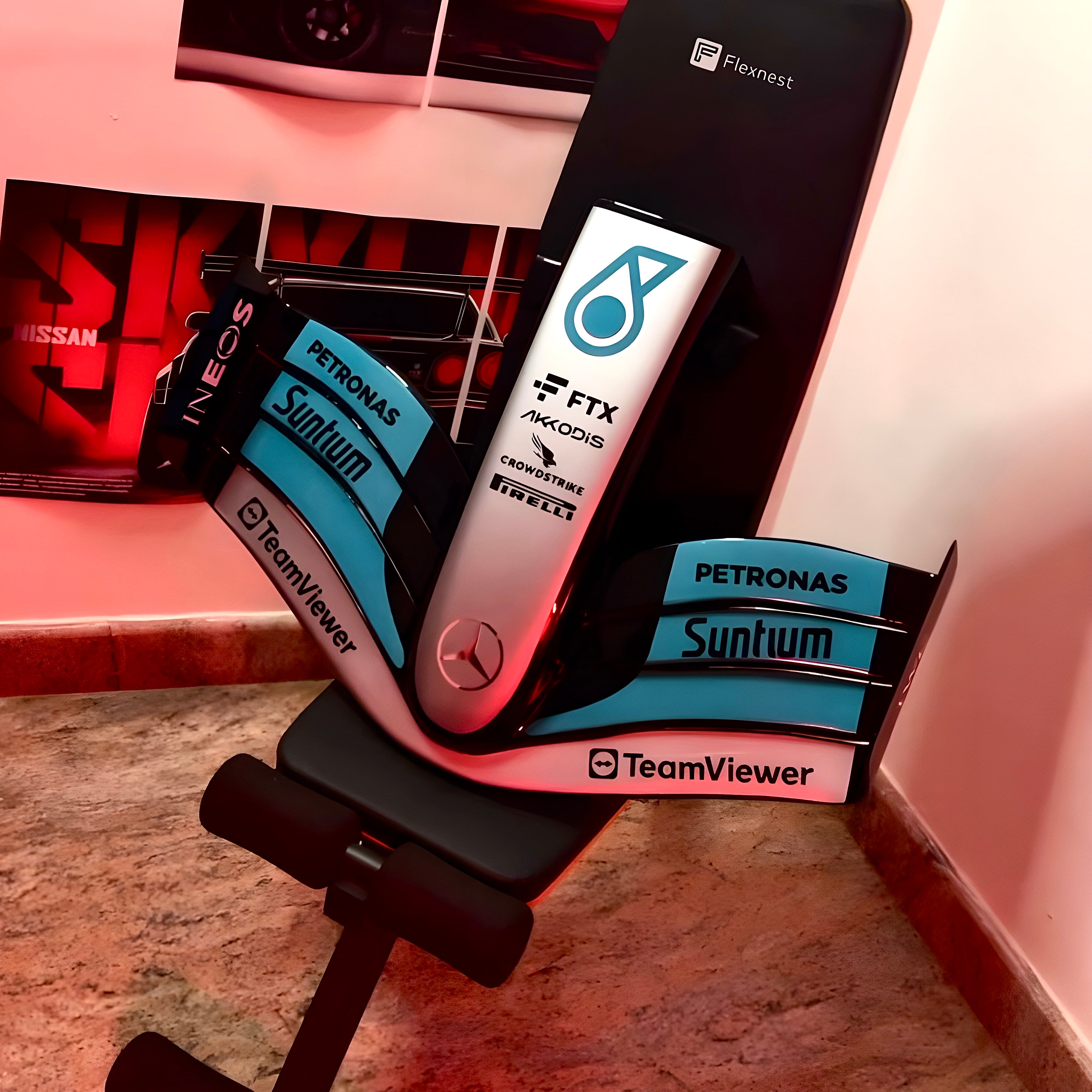 Petronas F1 front wing | Full Handcrafted Premium Replica | Limited to 100 Pieces | Hiilaps