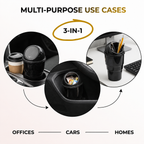 Car Dustbin – Waste Management Bin for Car Black