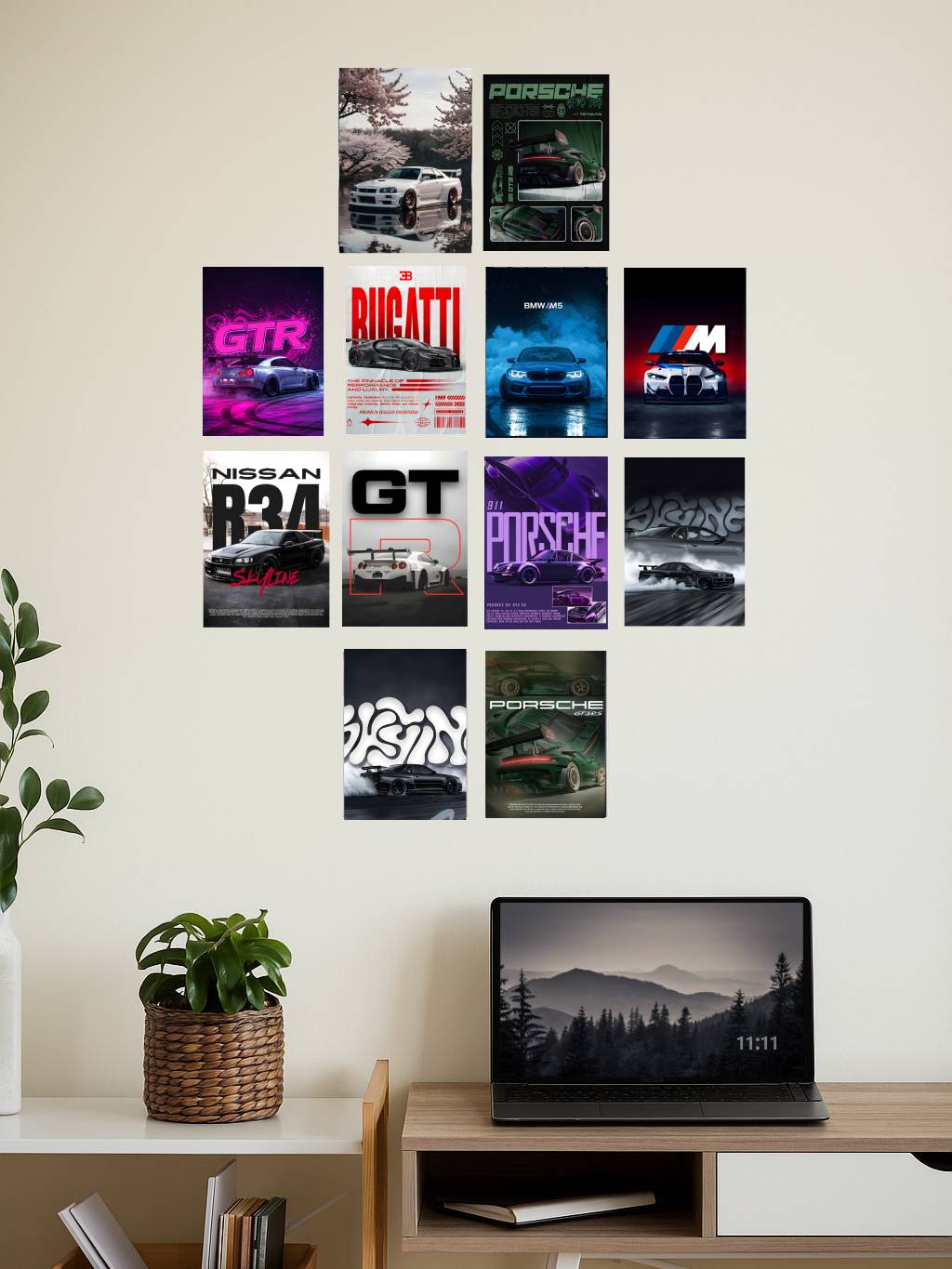 CAR BUNDLE | SET OF 12 | POSTER BUNDLE #004