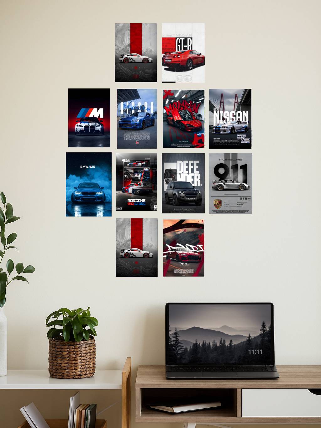 CAR BUNDLE | SET OF 12 | POSTER BUNDLE #005