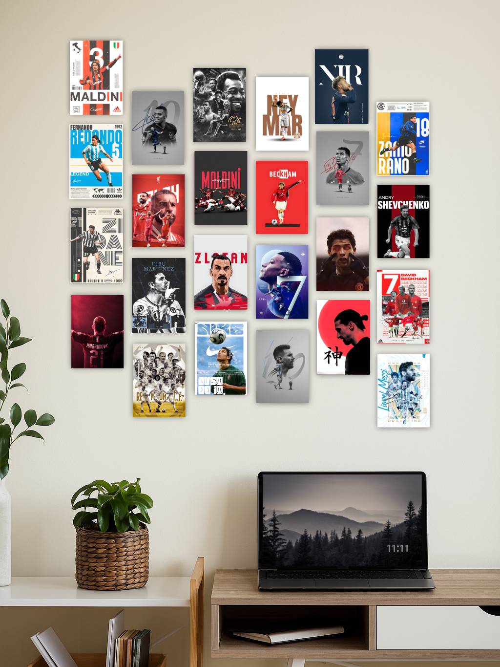 FOOTBALL BUNDLE | SET OF 24 | POSTER BUNDLE #003