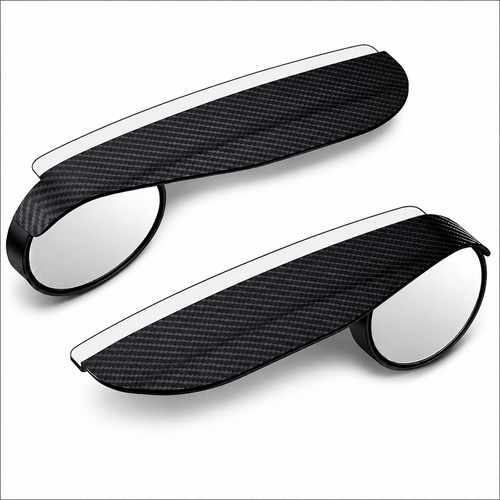 2-in-1 Side Mirror Rain Visor with Blind Spot Mirror