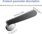 2-in-1 Side Mirror Rain Visor with Blind Spot Mirror
