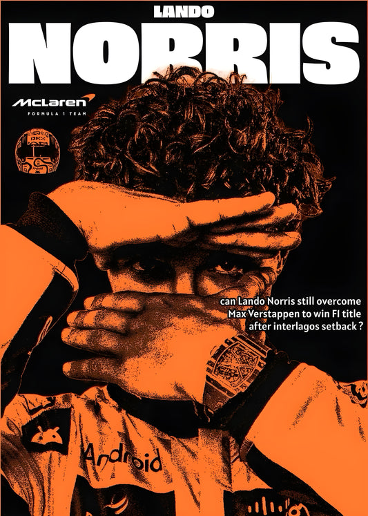 LANDO NORRIS | VISION F1 #003 | FORMULA 1 POSTERS