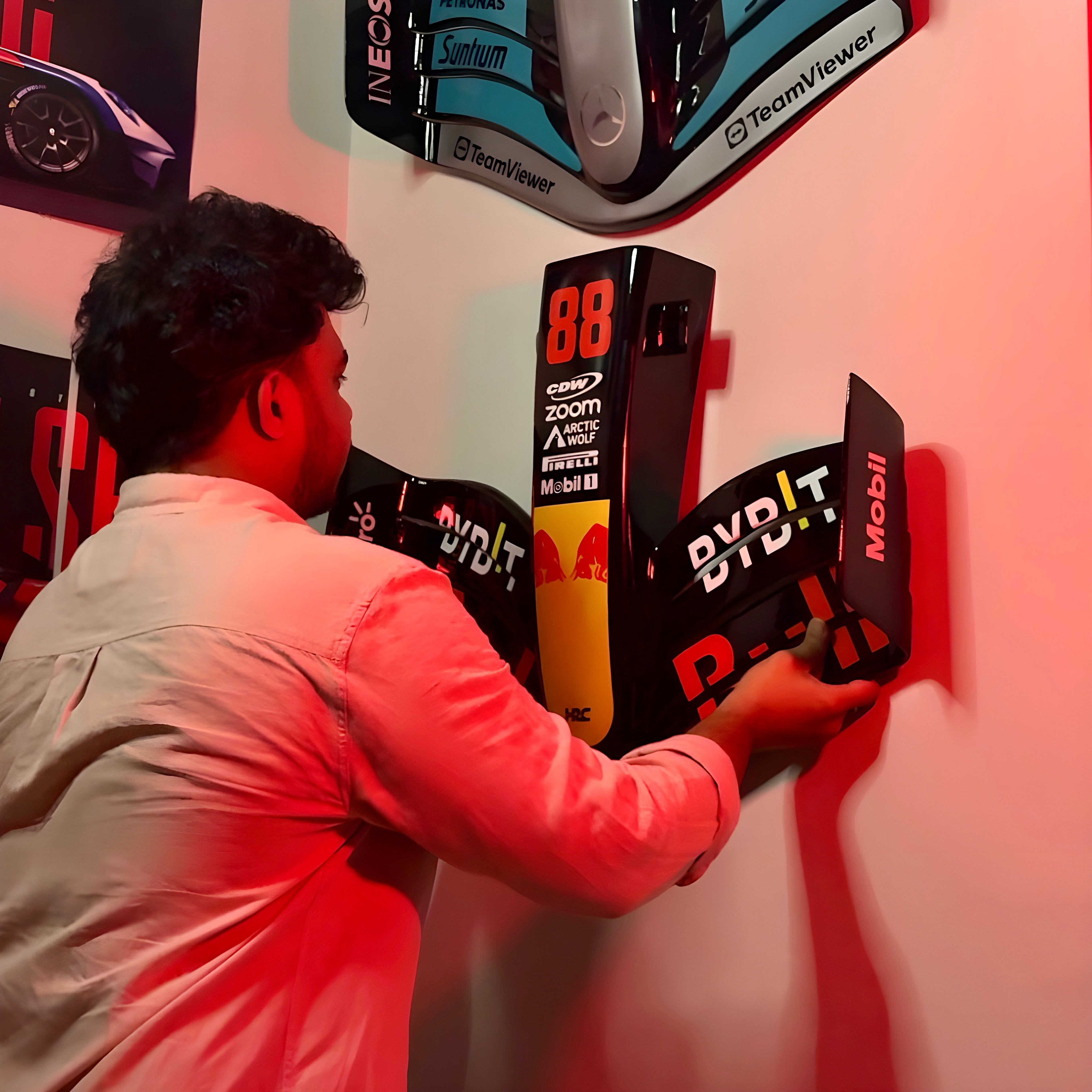 Redbull F1 front wing | Full Handcrafted Premium Replica | Limited to 100 Pieces | Hiilaps