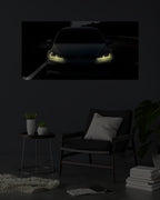 VOLKSWAGEN GTI | LIGHTNING FRAMES 004 | 2X1 ft | NEON LED CAR POSTERS