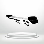 WHITE GT3 SPOILER SHELF