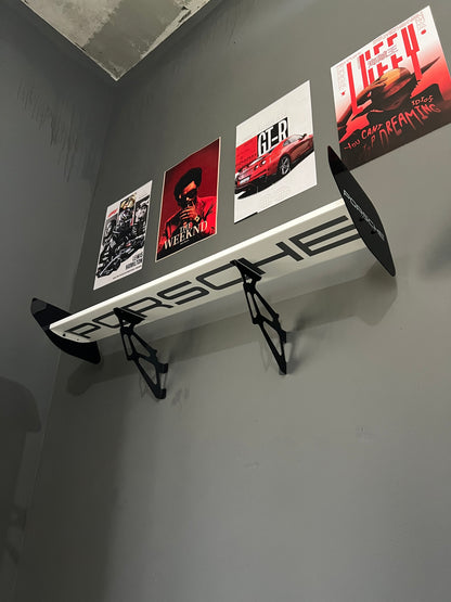 WHITE GT3 SPOILER SHELF