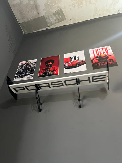 WHITE GT3 SPOILER SHELF