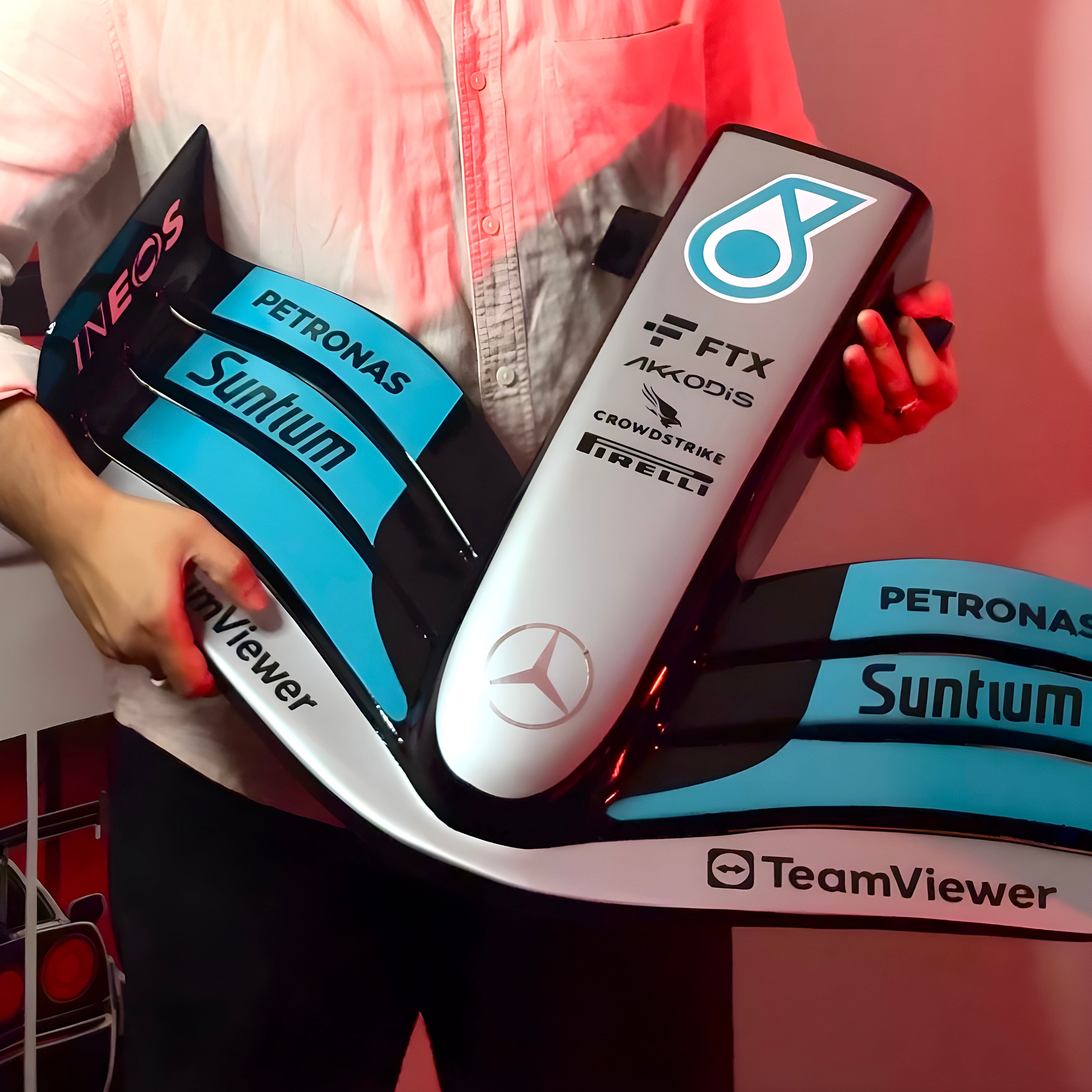 Petronas F1 front wing | Full Handcrafted Premium Replica | Limited to 100 Pieces | Hiilaps