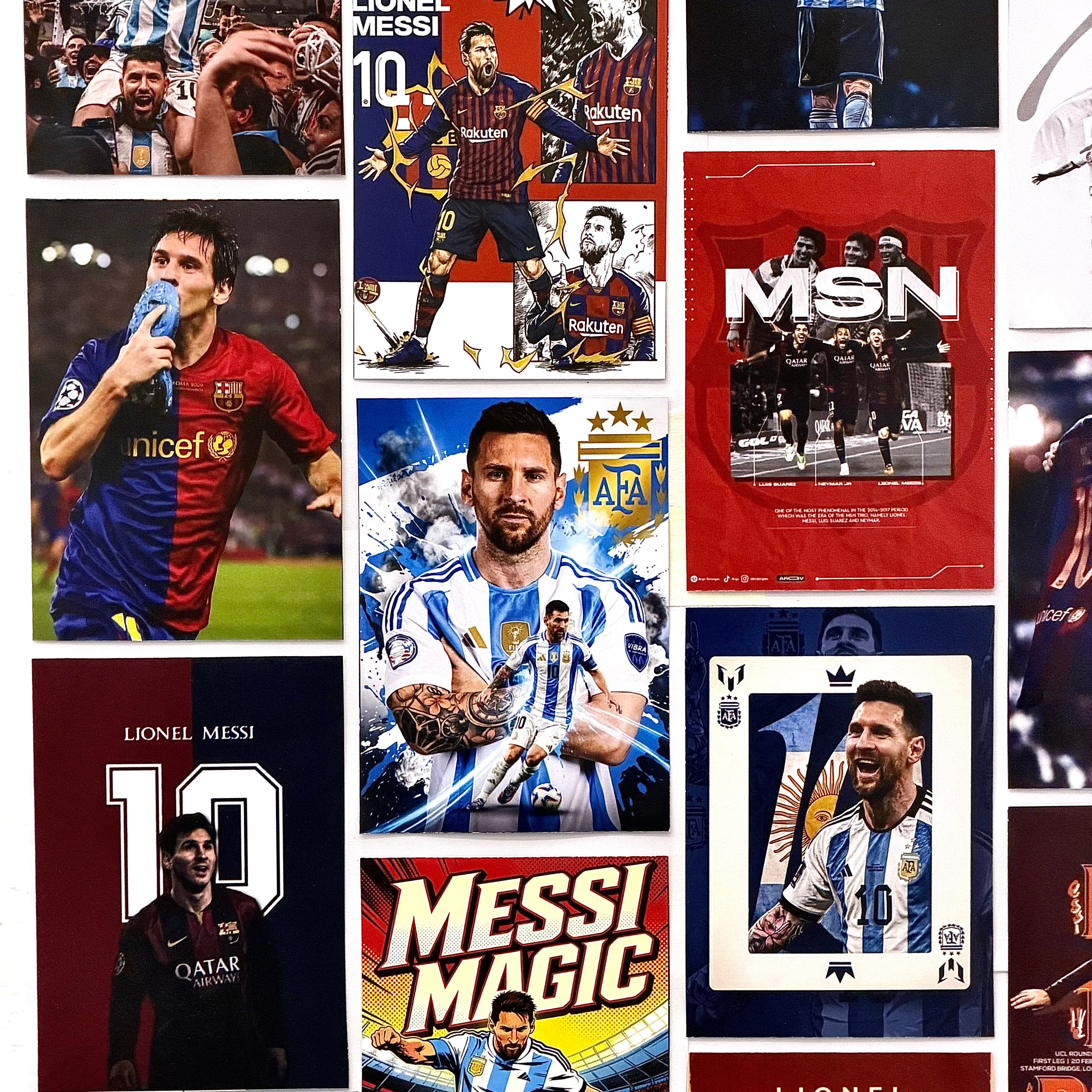 MESSI BUNDLE | SET OF 48 | POSTER BUNDLE