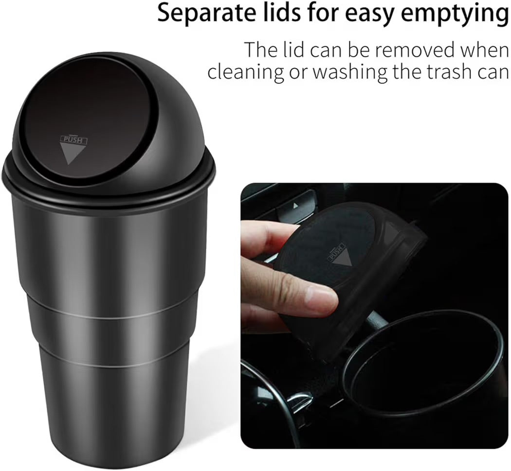 Car Dustbin – Waste Management Bin for Car Black