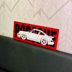 3D CAR POSTER PORSCHE