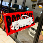 3D CAR POSTER PORSCHE