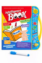 Hiiqids Kids Smart Learning Book Interactive Talking Book for Kids | Alphabet, Fruits, Numbers & Rhymes