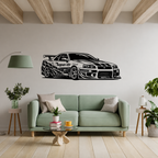 Skyline Metal Wall Art – 3FT