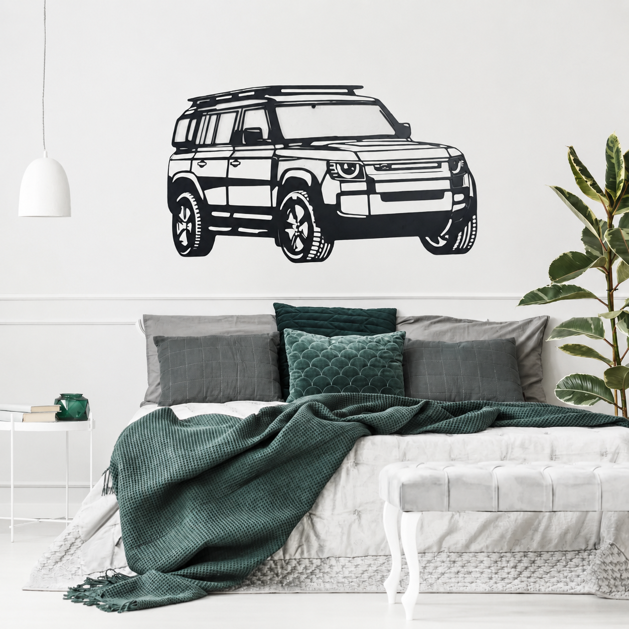Defender SUV  Metal Wall Art – 3FT