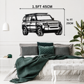 Defender SUV  Metal Wall Art – 3FT