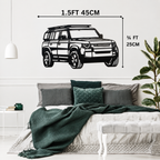 Defender SUV  Metal Wall Art – 3FT