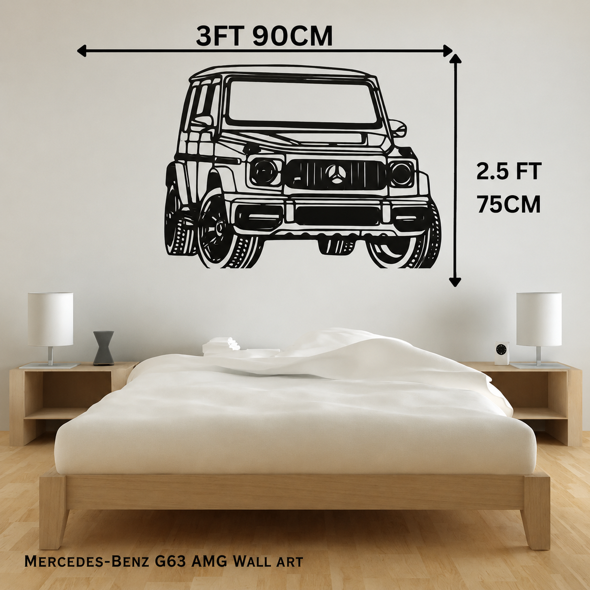G wagon SUV  Metal Wall Art – 3FT