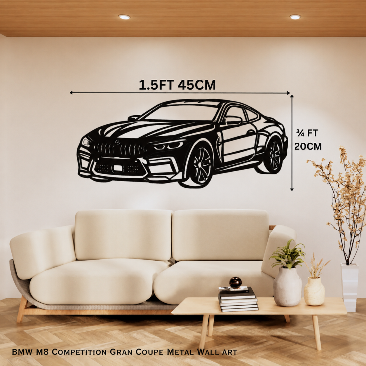 M8 Metal Wall Art – 3FT