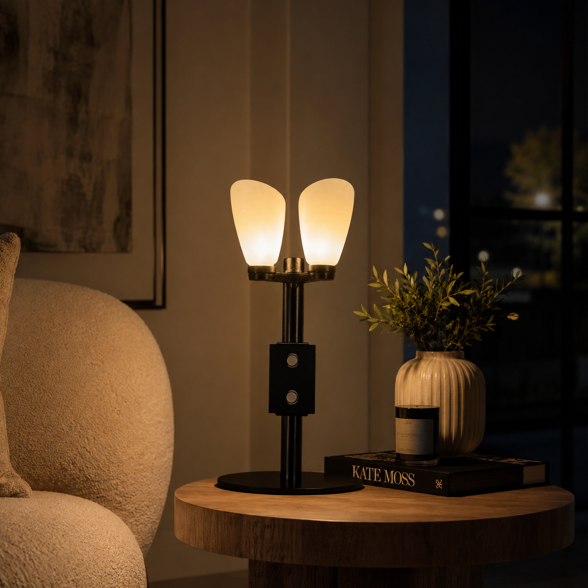 Premium Metal Display Lamp for 1:24 Diecast Cars – USB-C Powered with Magnetic Mount, (Car not included)