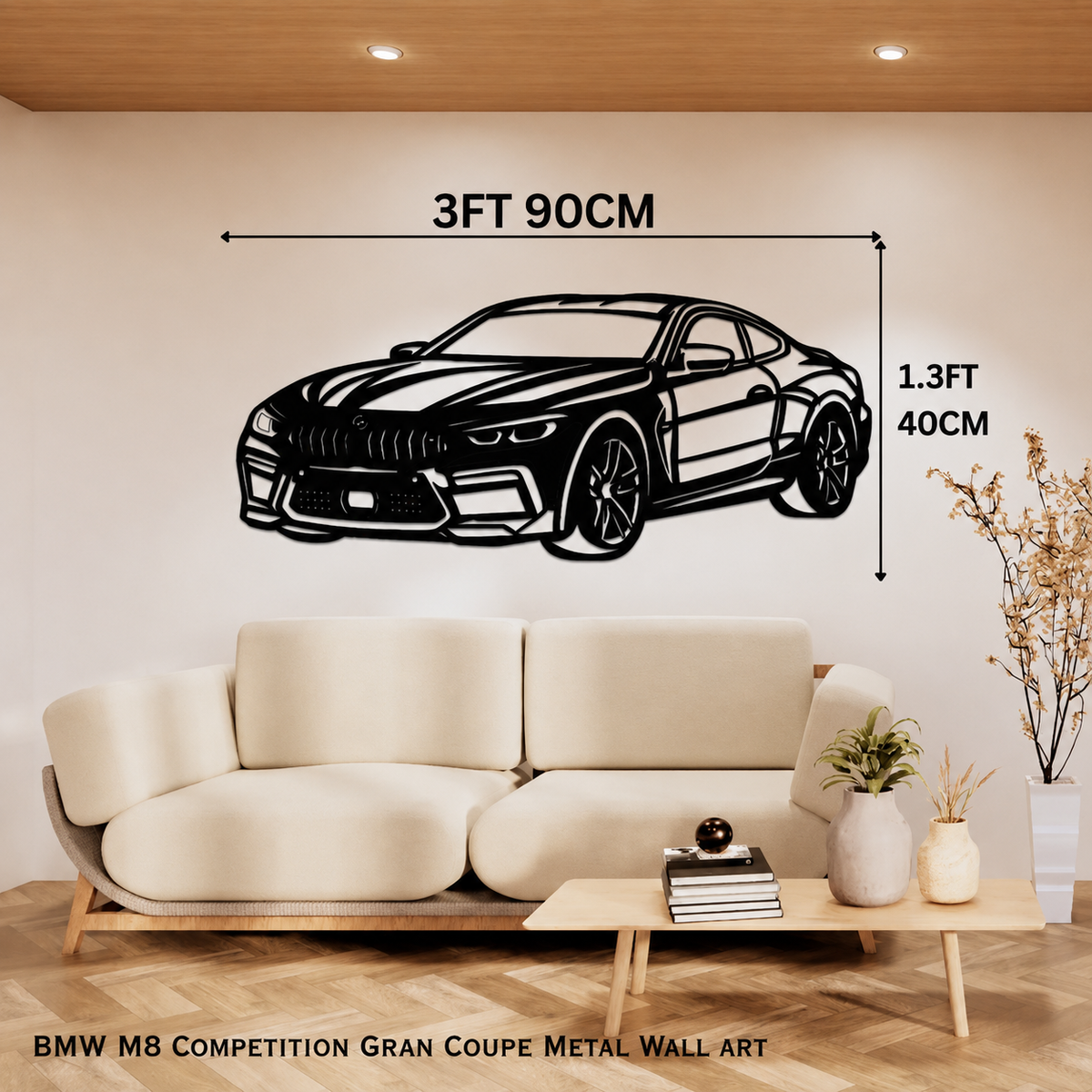 M8 Metal Wall Art – 3FT
