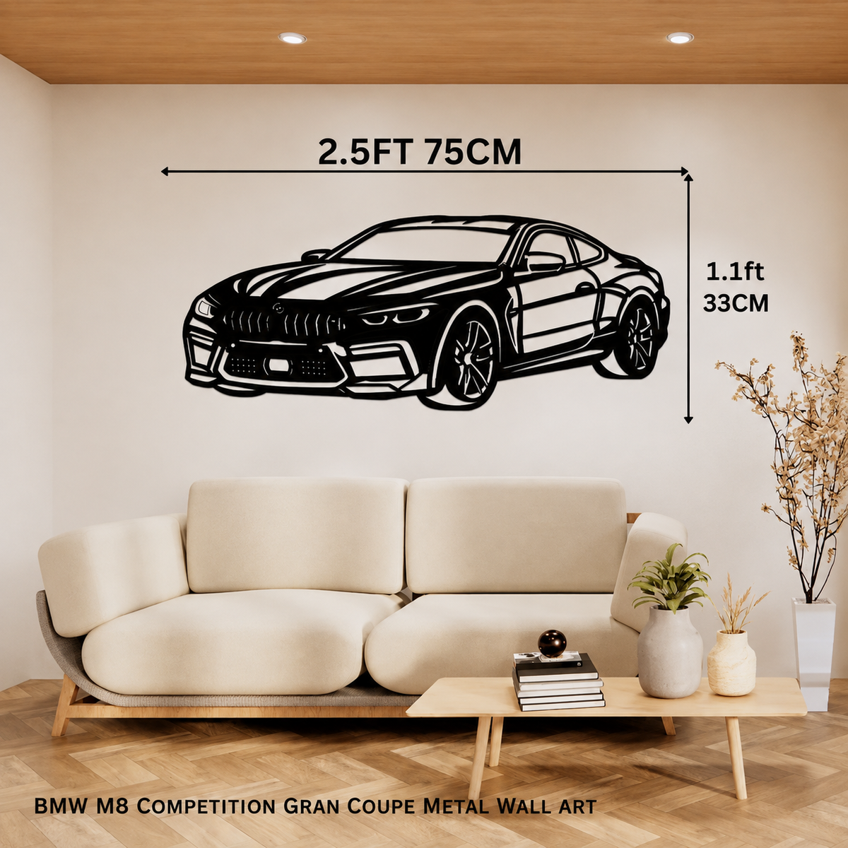 M8 Metal Wall Art – 3FT