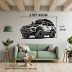 Fortuner SUV  Metal Wall Art – 3FT
