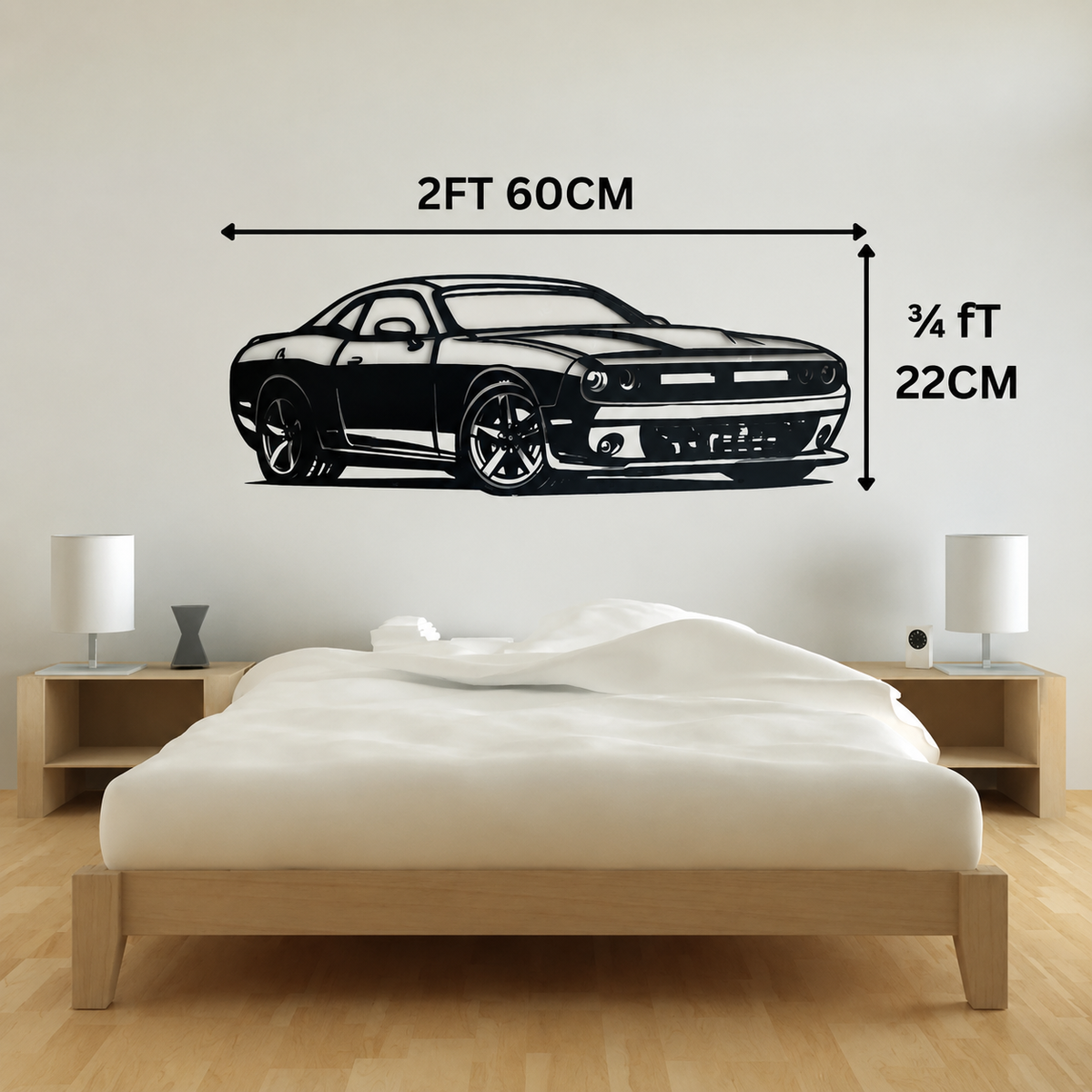 Challenger Metal Wall Art – 3FT