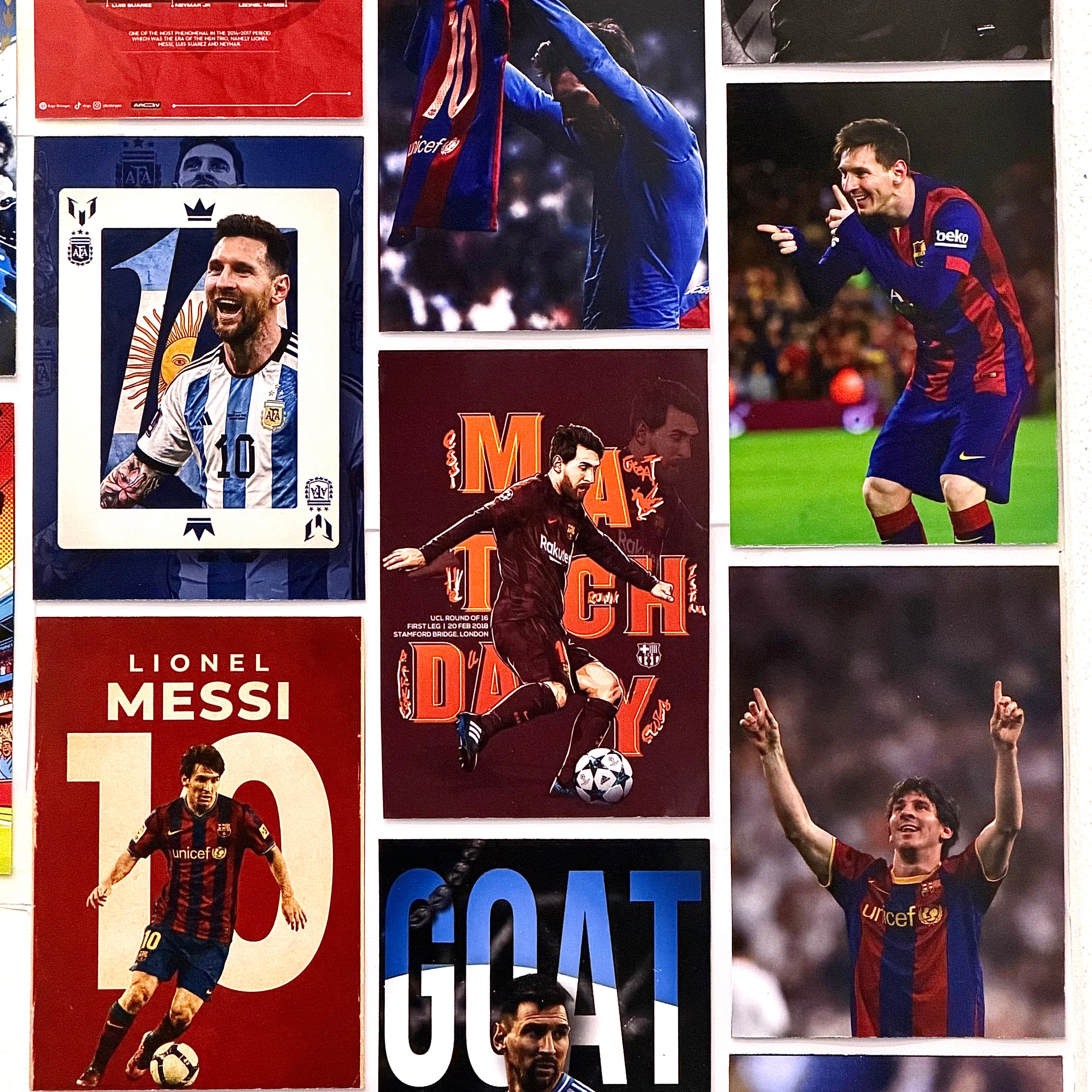 MESSI BUNDLE | SET OF 48 | POSTER BUNDLE