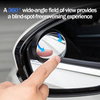 2-in-1 Side Mirror Rain Visor with Blind Spot Mirror