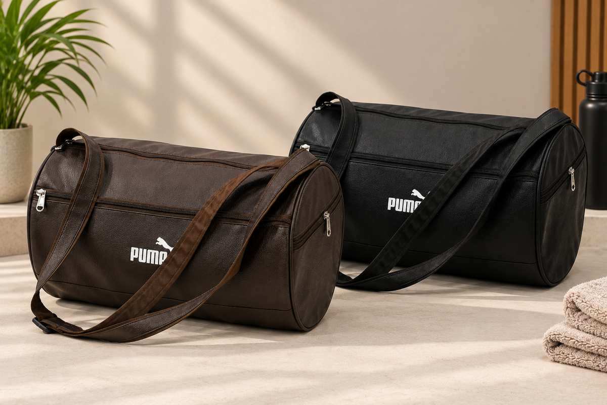 Duffel Bag 17L for Men & Women | 3-Compartment Gym & Sports Bag with Adjustable Shoulder Strap | 36 cm