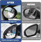 2-in-1 Side Mirror Rain Visor with Blind Spot Mirror