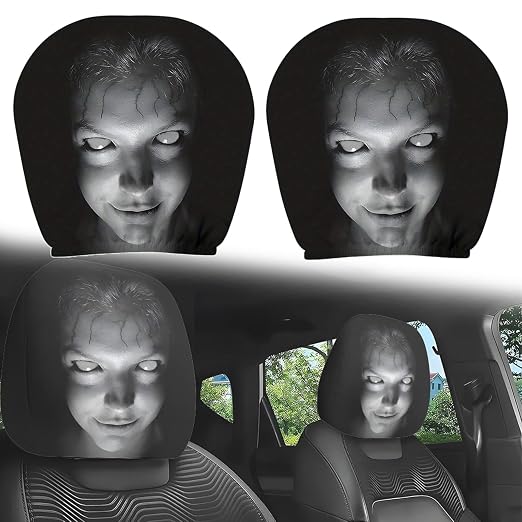 Ghost Face Headrest Covers